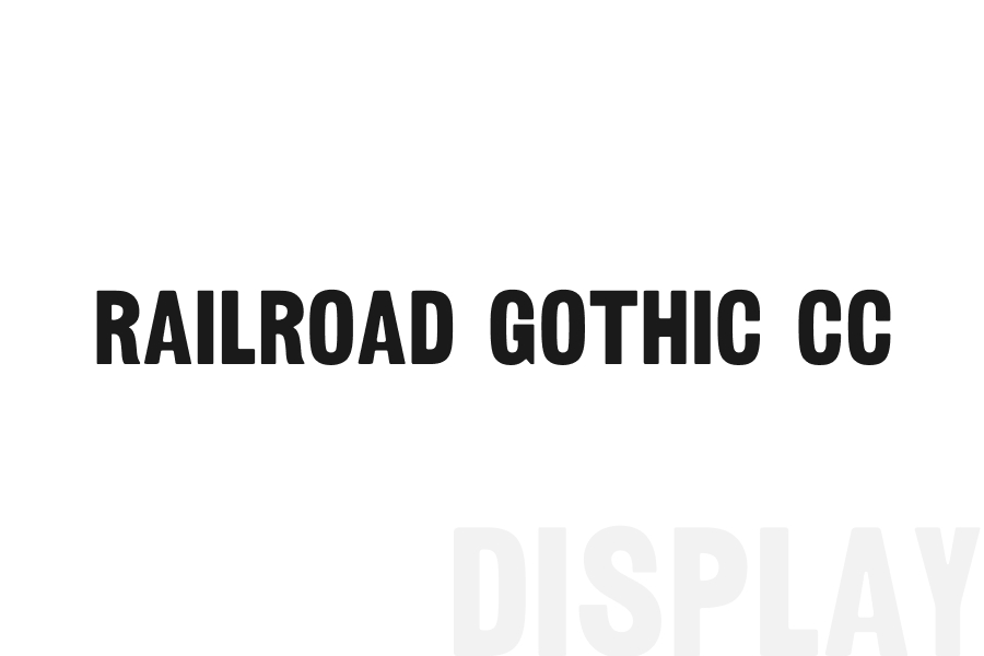 Railroad Gothic CC
